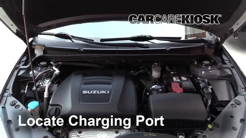 How to Add Refrigerant to a 2013 Suzuki Kizashi GTS 2.4L 4 Cyl.